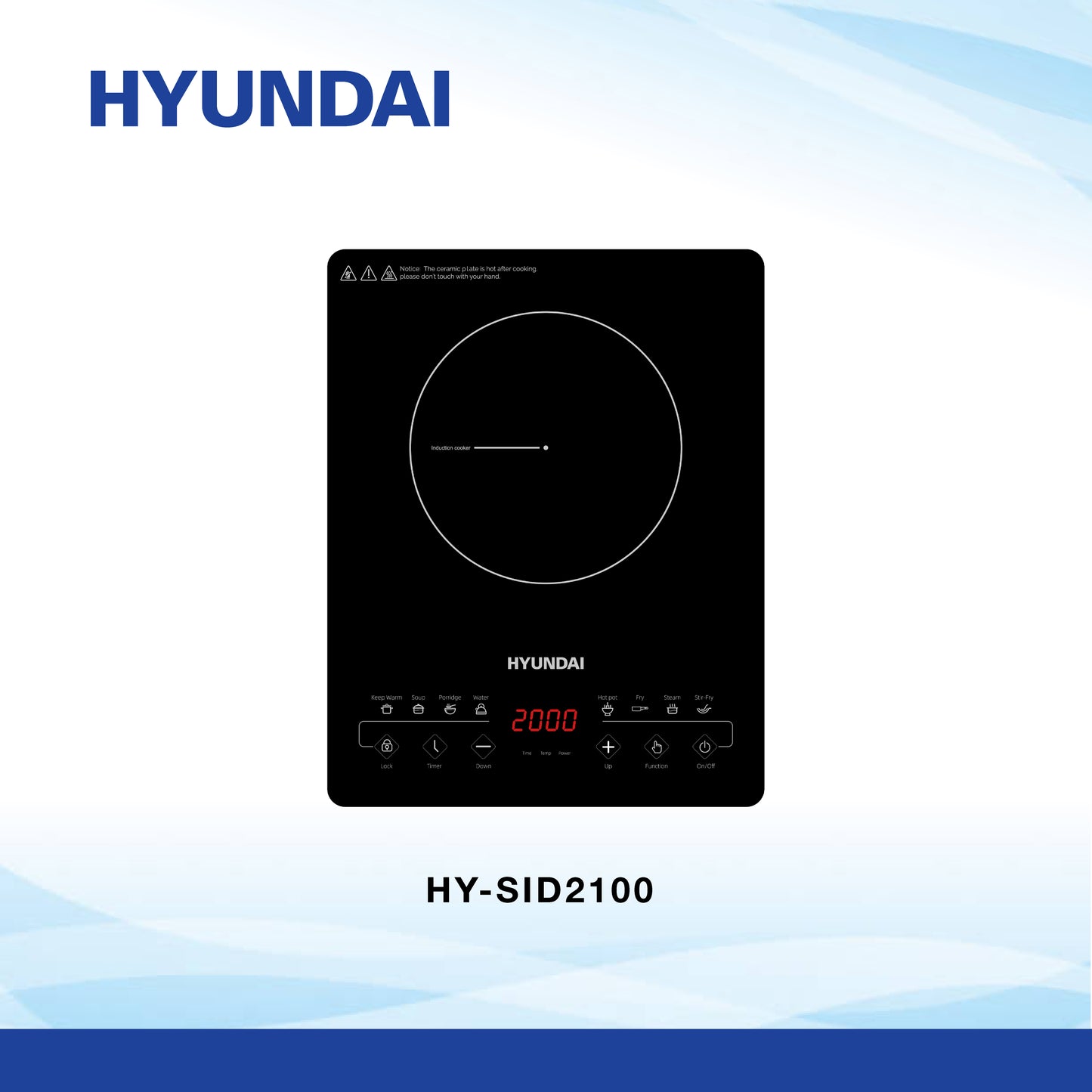 HY-SID2100 Induction Cooker