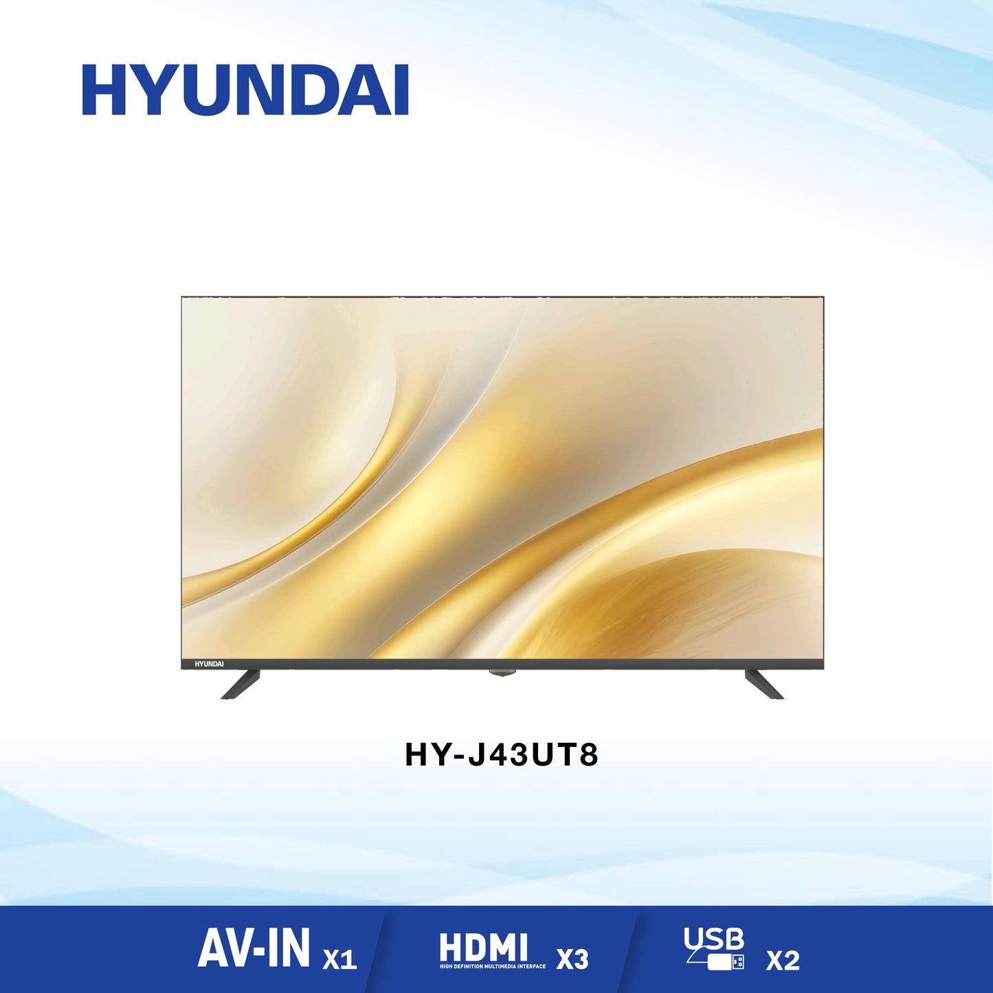HY-J43UT8 43" 4K ULTRA HD GOODLE Television